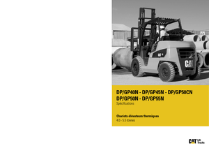 навантажувач з вилковим захватом LPG Caterpillar GP50N