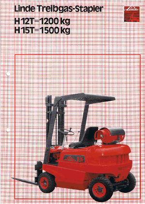 навантажувач з вилковим захватом LPG Linde H 15 T