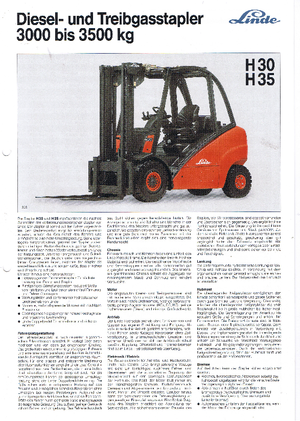 Дизельні вибухозахищені навантажувачі Linde H 30 T