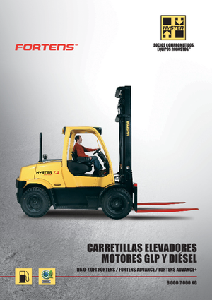 навантажувач з вилковим захватом LPG Hyster H6.0FT