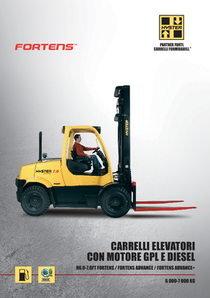 навантажувач з вилковим захватом LPG Hyster H6.0FT