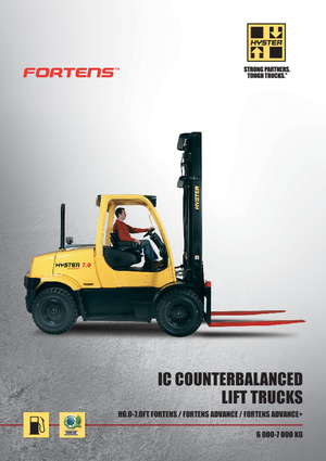 навантажувач з вилковим захватом LPG Hyster H6.0FT