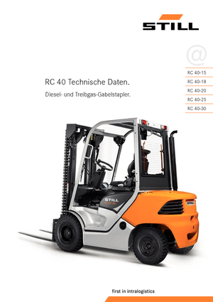 навантажувач з вилковим захватом LPG Still RC 40-25 T