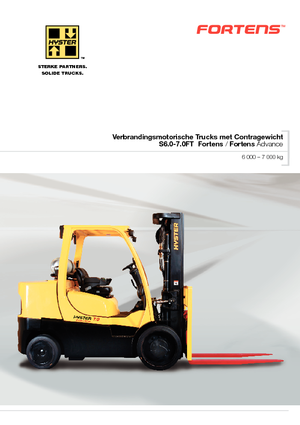 навантажувач з вилковим захватом LPG Hyster S6.0FT