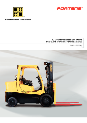 навантажувач з вилковим захватом LPG Hyster S6.0FT