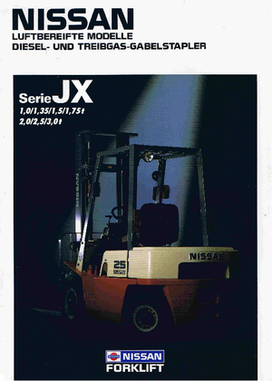 навантажувач з вилковим захватом LPG Nissan UJ 02 A 25 U