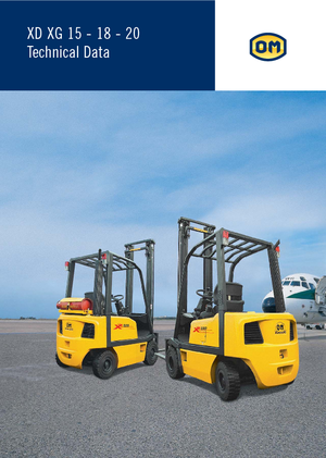 навантажувач з вилковим захватом LPG OM XG 18