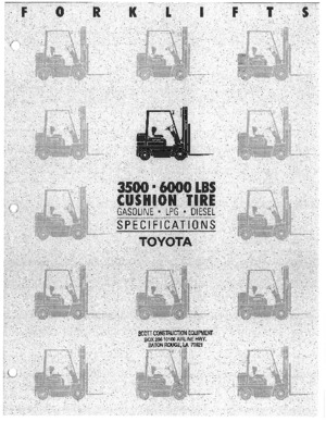 навантажувач з вилковим захватом LPG Toyota 5 FG C 30