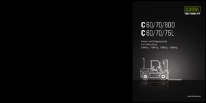 навантажувач з вилковим захватом LPG Clark C60 L