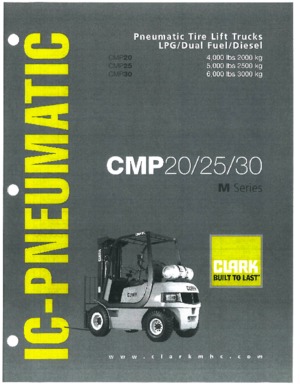 Автонавантажувач дизельний Clark CMP 25 L