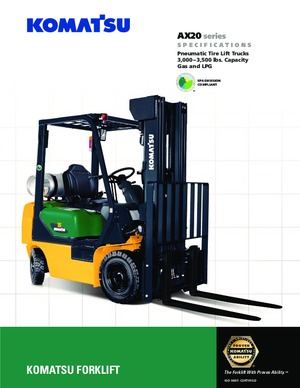 навантажувач з вилковим захватом LPG Komatsu FG 18 HT-17