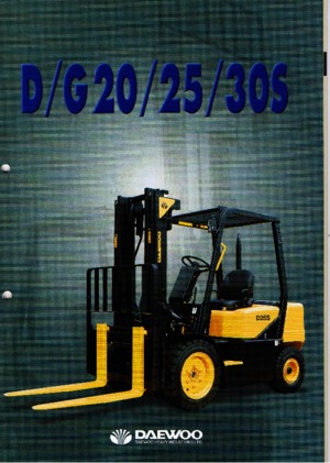 навантажувач з вилковим захватом LPG Doosan G 25 S 3