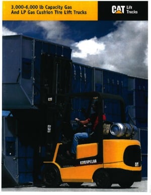 навантажувач з вилковим захватом LPG Caterpillar GC30K