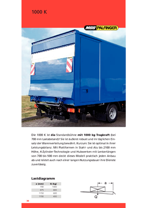 Завантажувальні платформи MBB Palfinger 1000 K