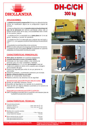 Завантажувальні платформи Dhollandia DH-CH