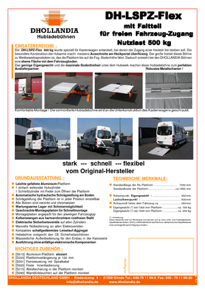 Завантажувальні платформи Dhollandia DH-LSPZ Flex