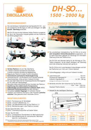 Завантажувальні платформи Dhollandia DH-SO 8