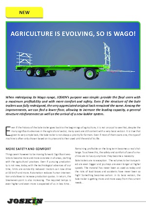 Низькорамний причіп Joskin TRAILED WAGO TR8000D13