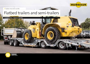 Напівпричепи низькі Humbaur HTS 30 G