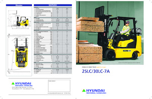 навантажувач з вилковим захватом LPG Hyundai 30LC-7A