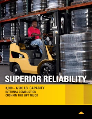 навантажувач з вилковим захватом LPG Caterpillar 2C6000