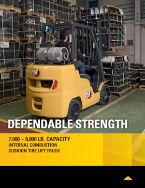 навантажувач з вилковим захватом LPG Caterpillar 2C8000