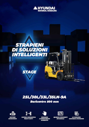 навантажувач з вилковим захватом LPG Hyundai 33L-9A