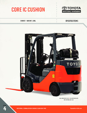 навантажувач з вилковим захватом LPG Toyota 40-8FGCU30