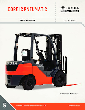 навантажувач з вилковим захватом LPG Toyota 50-8FGU25