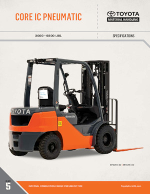 навантажувач з вилковим захватом LPG Toyota 8FGU15