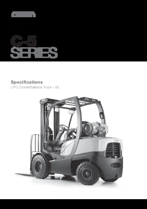 навантажувач з вилковим захватом LPG Crown C-5 1050-2.0