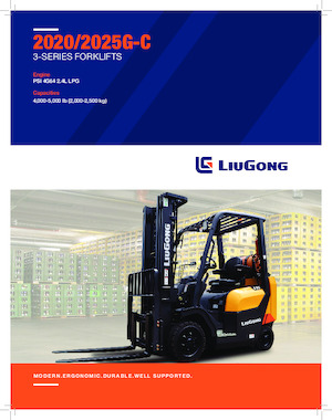 навантажувач з вилковим захватом LPG Liugong CLG2020G-C 
