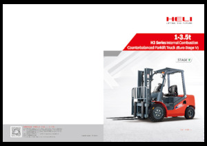 навантажувач з вилковим захватом LPG Heli CPYD20