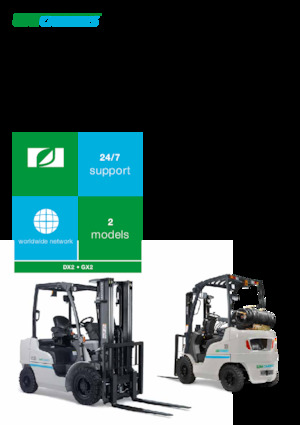 навантажувач з вилковим захватом LPG UniCarriers GX2-50H