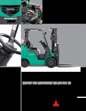 навантажувач з вилковим захватом LPG Mitsubishi FGC20CN