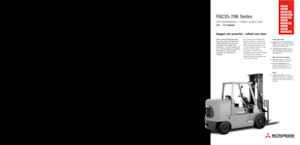 навантажувач з вилковим захватом LPG Mitsubishi FGC40K STC