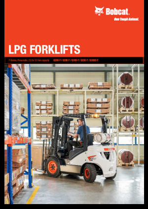 навантажувач з вилковим захватом LPG Bobcat G33E-7