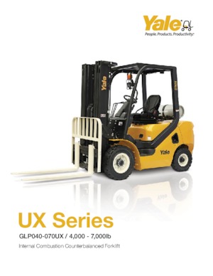 навантажувач з вилковим захватом LPG Yale GLP050UX