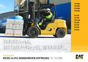 навантажувач з вилковим захватом LPG Caterpillar GP35N 