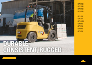 навантажувач з вилковим захватом LPG Caterpillar GP18N 