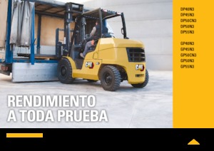 навантажувач з вилковим захватом LPG Caterpillar GP50N3