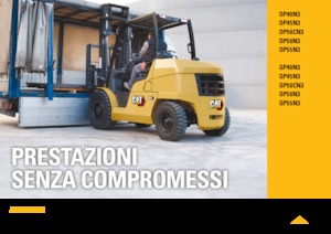 навантажувач з вилковим захватом LPG Caterpillar GP50N3