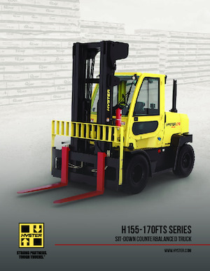 навантажувач з вилковим захватом LPG Hyster H170FTS
