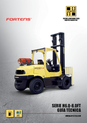 навантажувач з вилковим захватом LPG Hyster H8.0FTS