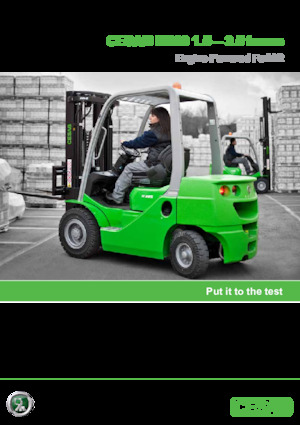 навантажувач з вилковим захватом LPG Cesab M320GV