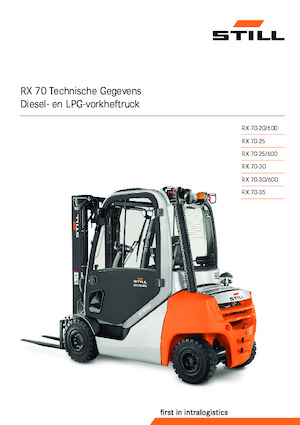 навантажувач з вилковим захватом LPG Still RX 70-25 T/600 