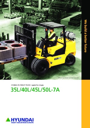 навантажувач з вилковим захватом LPG Hyundai 40L-7 A