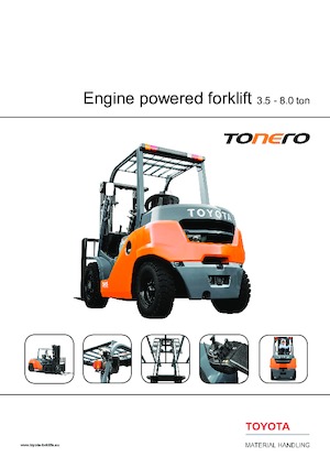 навантажувач з вилковим захватом LPG Toyota 8 FG 35N 