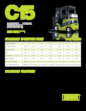 навантажувач з вилковим захватом LPG Clark C20 s L