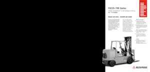 навантажувач з вилковим захватом LPG Mitsubishi FGC40K STC